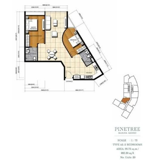 Pinetree Marina & Resort - Floor Plan - iProperty.com.my