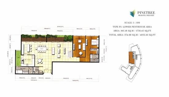 Pinetree Marina & Resort - Floor Plan - iProperty.com.my