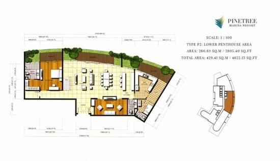 Pinetree Marina & Resort - Floor Plan - iProperty.com.my