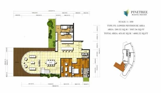 Pinetree Marina & Resort - Floor Plan - iProperty.com.my