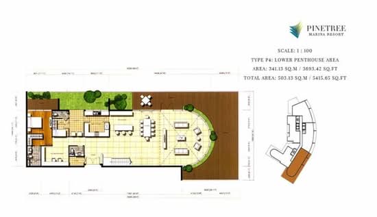 Pinetree Marina & Resort - Floor Plan - iProperty.com.my