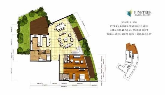 Pinetree Marina & Resort - Floor Plan - iProperty.com.my