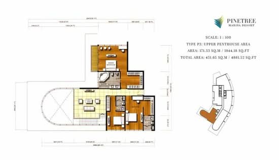 Pinetree Marina & Resort - Floor Plan - iProperty.com.my