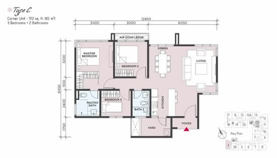 Three33 Residence - Floor Plan - iProperty.com.my