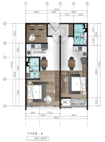 Impression U-Thant - Floor Plan - iProperty.com.my