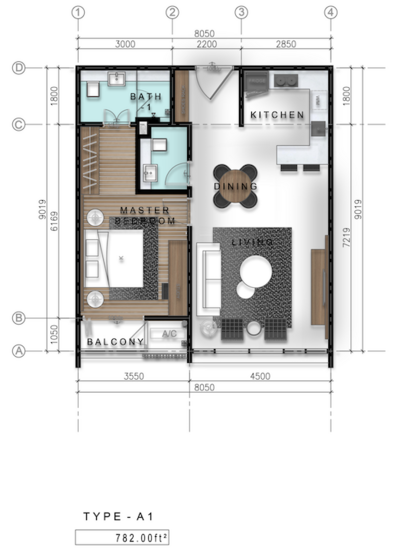 Impression U-Thant - Floor Plan - iProperty.com.my