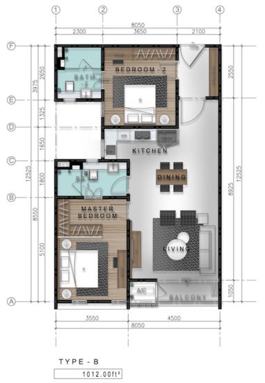 Impression U-Thant - Floor Plan - iProperty.com.my