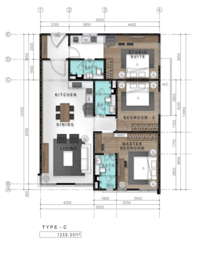 Impression U-Thant - Floor Plan - iProperty.com.my