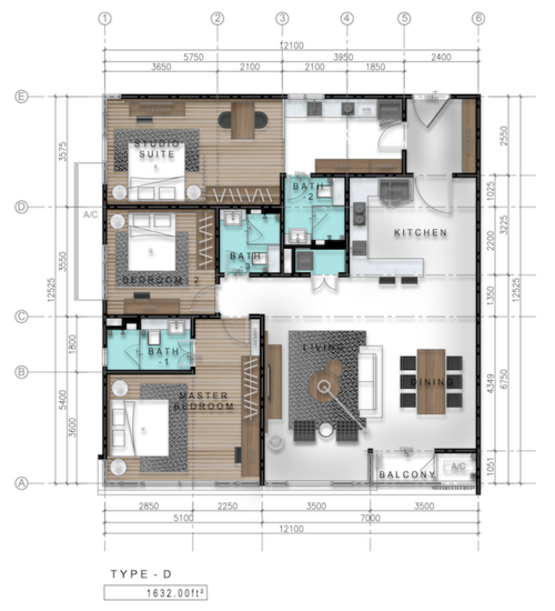 Impression U-Thant - Floor Plan - iProperty.com.my