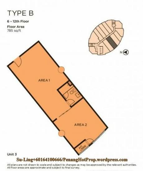 One One Eight, Tanjung Tokong - Floor Plan - iProperty.com.my