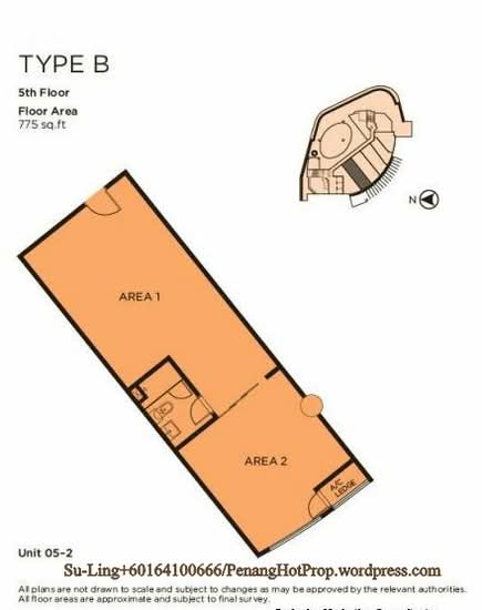 One One Eight, Tanjung Tokong - Floor Plan - iProperty.com.my