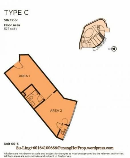 One One Eight, Tanjung Tokong - Floor Plan - iProperty.com.my