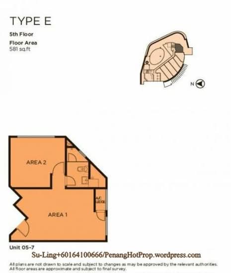 One One Eight, Tanjung Tokong - Floor Plan - iProperty.com.my