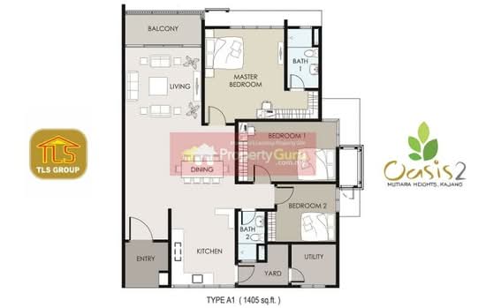 Oasis 2 Residence - Floor Plan - iProperty.com.my