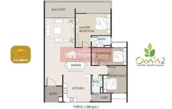 Oasis 2 Residence - Floor Plan - iProperty.com.my