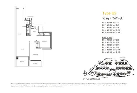 Treasure at Tampines - Floor Plan