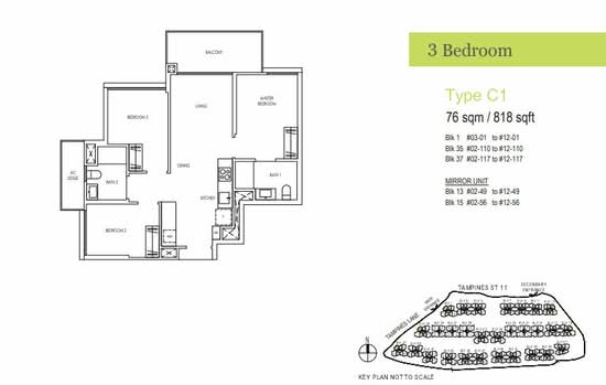 Treasure at Tampines - Floor Plan
