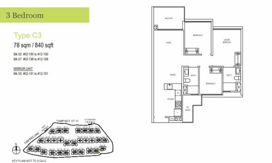 Treasure at Tampines - Floor Plan