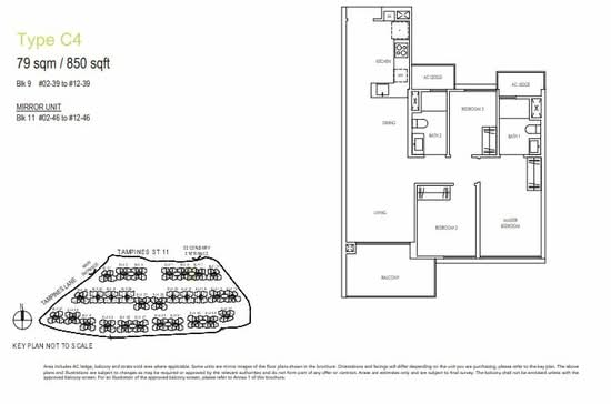 Treasure at Tampines - Floor Plan