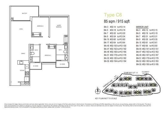 Treasure at Tampines - Floor Plan