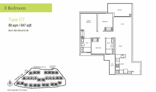 Treasure at Tampines - Floor Plan