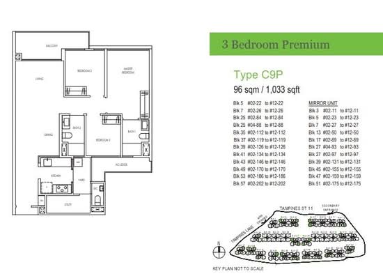 Treasure at Tampines - Floor Plan