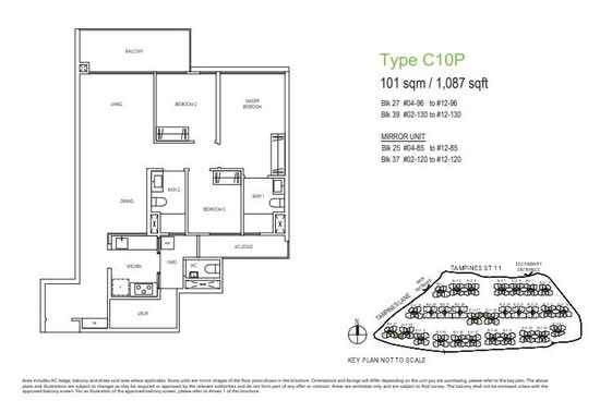 Treasure at Tampines - Floor Plan