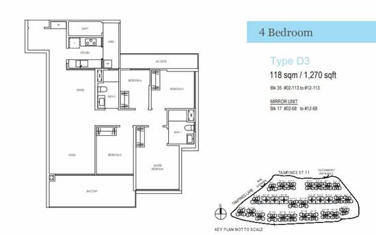 Treasure at Tampines - Floor Plan
