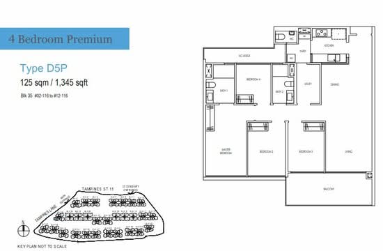 Treasure at Tampines - Floor Plan