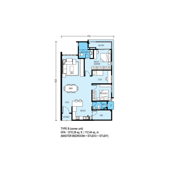 Cora Plus - Floor Plan - iProperty.com.my