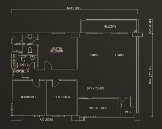 Andana Condominium @ D'alpinia - Floor Plan - iProperty.com.my