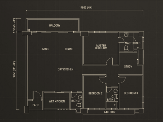 Andana Condominium @ D'alpinia - Floor Plan - iProperty.com.my