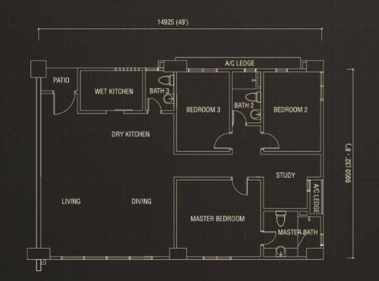 Andana Condominium @ D'alpinia - Floor Plan - iProperty.com.my