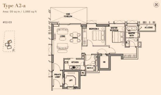 3 Orchard By-The-Park - Floor Plan