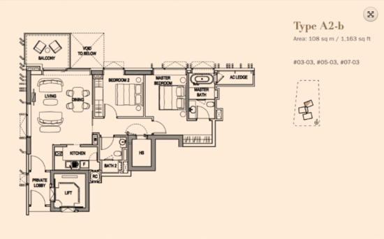 3 Orchard By-The-Park - Floor Plan