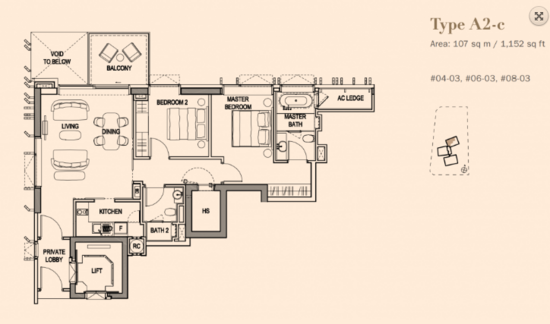 3 Orchard By-The-Park - Floor Plan