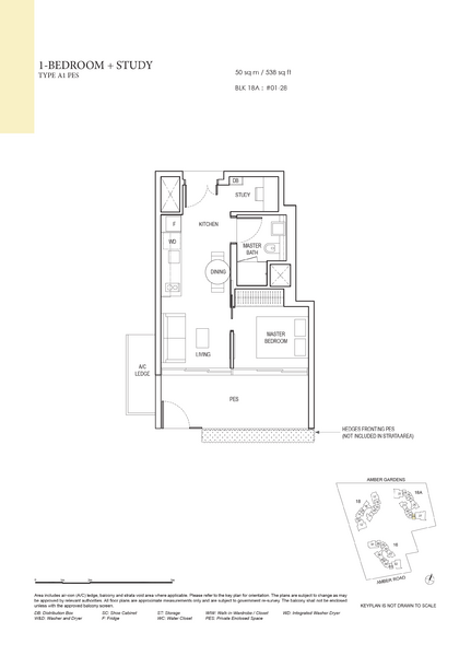 Amber Park, 18 Amber Gardens, 1 Bedroom, 463 sqft, Condominium For Rent, by Elaine Teo, 25024084 - PropertyGuru.com.sg
