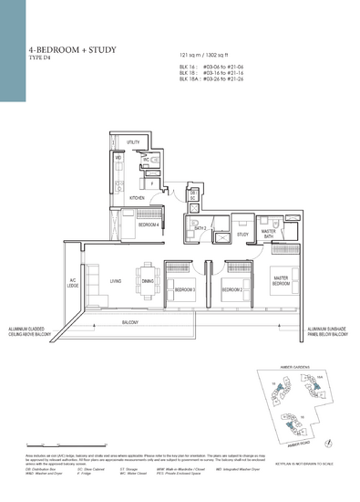 Amber Park - Floor Plan