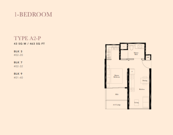 The Garden Residences - Floor Plan