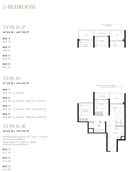 The Garden Residences - Floor Plan