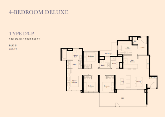 The Garden Residences - Floor Plan