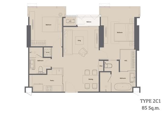 The Bangkok Thonglor - Floor Plan