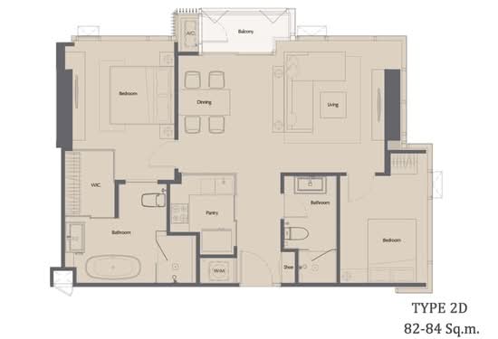 The Bangkok Thonglor - Floor Plan