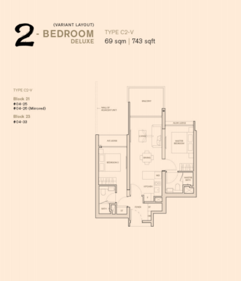The Woodleigh Residences - Floor Plan