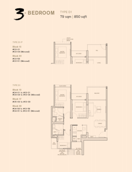 The Woodleigh Residences - Floor Plan