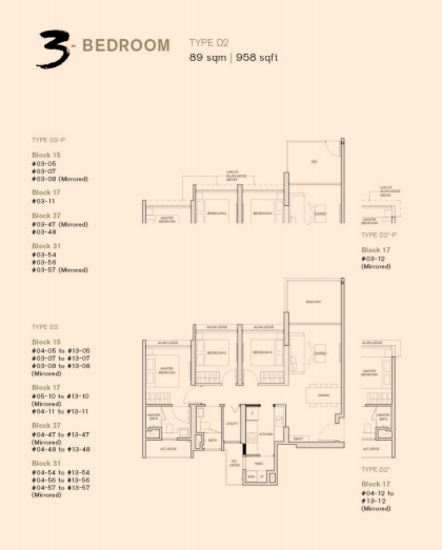 The Woodleigh Residences - Floor Plan