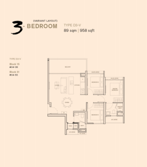 The Woodleigh Residences - Floor Plan