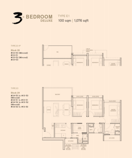 The Woodleigh Residences - Floor Plan