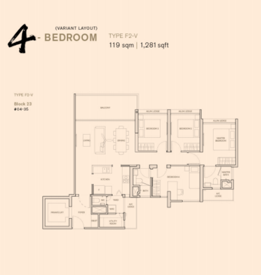 The Woodleigh Residences - Floor Plan
