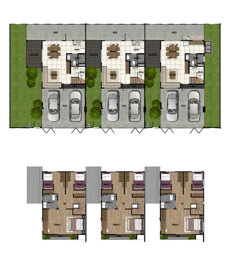 Natura Trend Srinakarin - Floor Plan